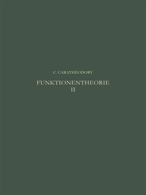 cover image of Funktionentheorie